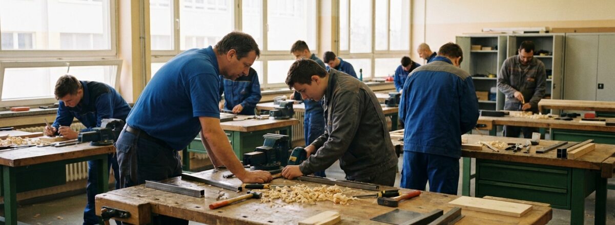 Berufliche Ausbildung in einer Werkstatt